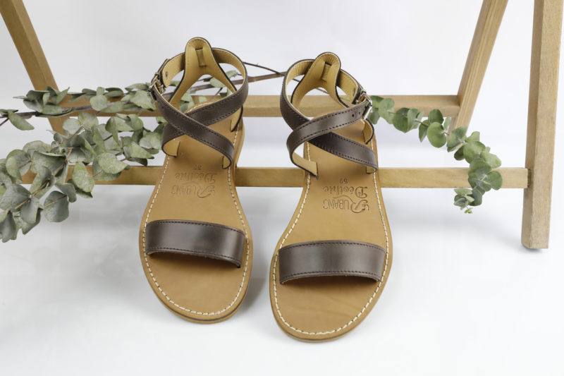 La sandale Capri chocolat – Image 2