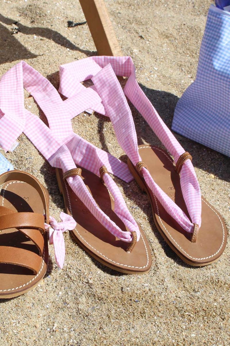 La sandale Hoëdic Vichy Rose – Image 3