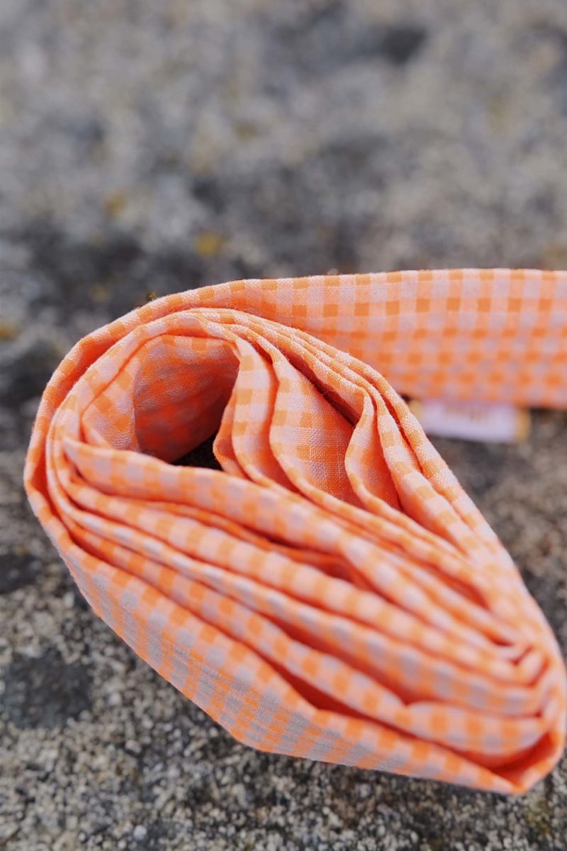 La sandale Classico Vichy Orange – Image 5